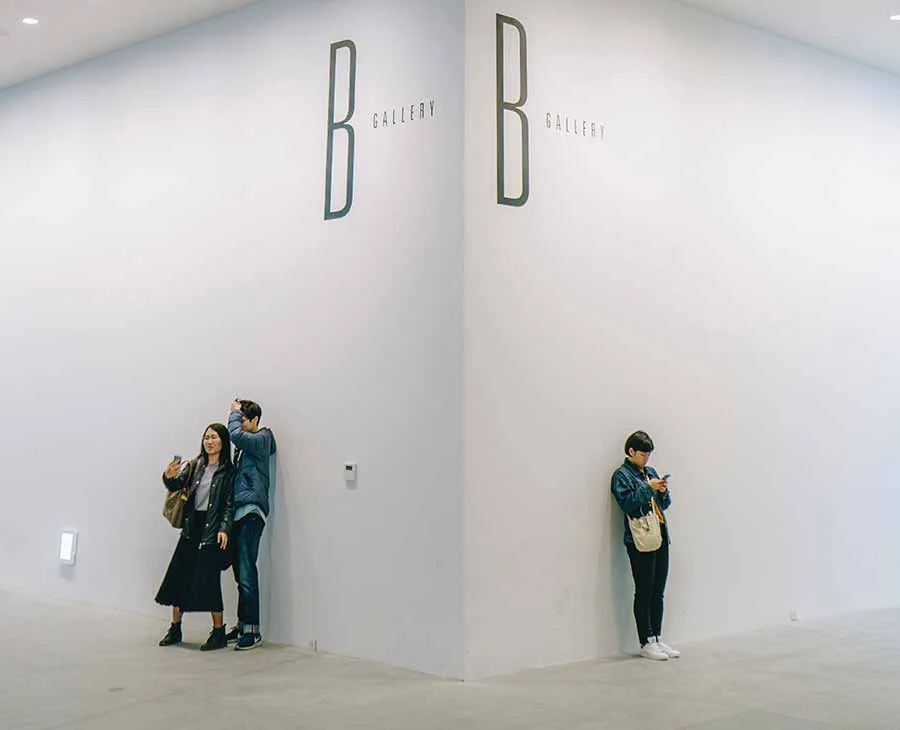 People in a Gallery